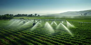 Conexão à Internet de irrigação automatizada