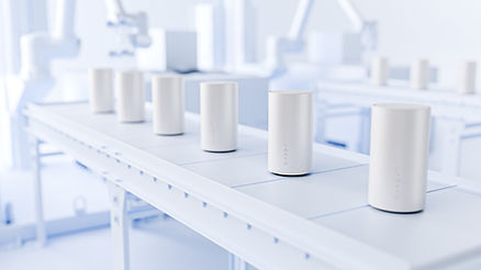 Múltiplos Teltonika Altos em ambiente de fábrica