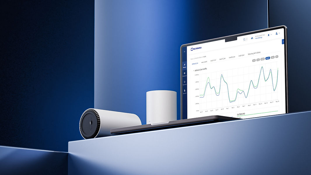 Roteador Wi-Fi 7 Teltonika Altos com RMS para gestão remota eficiente