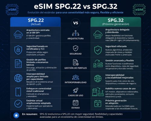 eSIM muito mais do que um SIM virtual: de SGP.22 a SGP.32