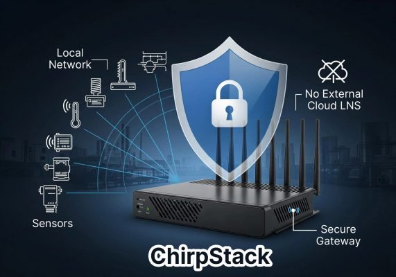 Por que o seu próximo gateway LoRaWAN deveria executar ChirpStack localmente?