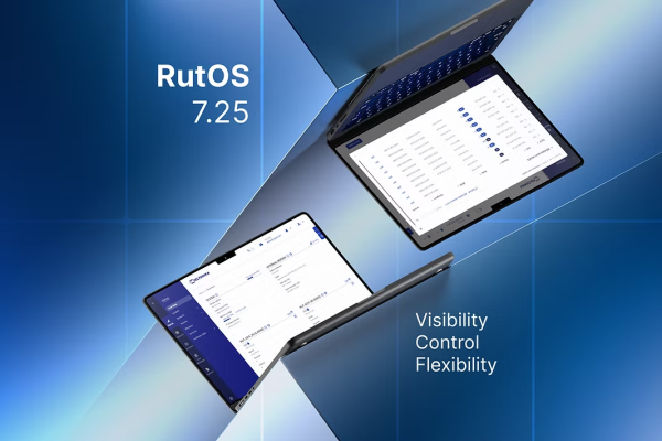 Dados para status do remetente e mais atualizações de firmware no RutOS 7.25